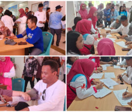 Kepala Dinas Perhubungan Sulbar Ikut Donor Darah dalam Rangka Peringatan Harhubnas 2025